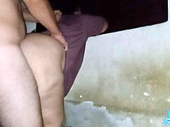 Chubby Neighbor Wife Fucked Hard While Hubby Works in Homemade Dorm