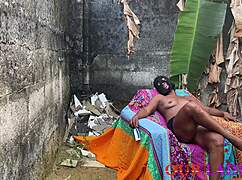 what happens when your ebony neighbor craves a quick outdoor monster cock pounding