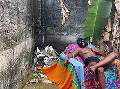 what happens when your ebony neighbor craves a quick outdoor monster cock pounding