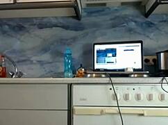 Cute Webcam Slut Flashes Shaved Pussy and Teases Live Viewers