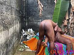 what happens when your ebony neighbor craves a quick outdoor monster cock pounding