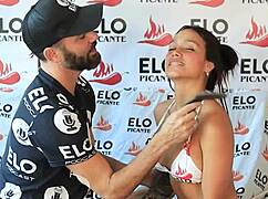 Lorena Doll's Big Natural Tits and Ass Tease in Cute Colombian Casting Interview Before Fuck Doll Action