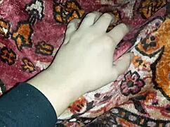 gf wakes me with tent cunnilingus till hairy pussy orgasms wildly