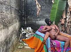 what happens when your ebony neighbor craves a quick outdoor monster cock pounding