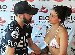 Lorena Doll's Big Natural Tits and Ass Tease in Cute Colombian Casting Interview Before Fuck Doll Action