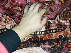 gf wakes me with tent cunnilingus till hairy pussy orgasms wildly