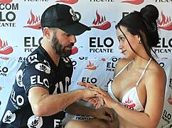 Lorena Doll's Big Natural Tits and Ass Tease in Cute Colombian Casting Interview Before Fuck Doll Action