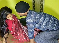 yo this hot indian desi bhabhi's getting all sensual with ass licking and deepthroat in kitchen