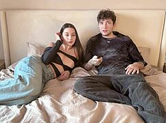 Dating app stranger spots her accidental tit flash and pounds her tight pussy hard