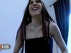 i'm young french brunette chrystal loving rough quickie pussy fuck with jorge's cock.