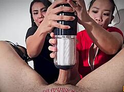 Milked hard by two nurses using svakom alex neo 2 😈💦🍼