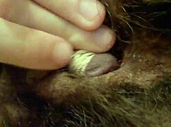 Fucking My Own Huge Clit Tied Up Turns It Purple in Close-Up Cum Blast!