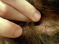 Fucking My Own Huge Clit Tied Up Turns It Purple in Close-Up Cum Blast!