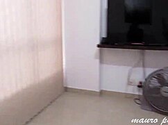 damn this thick colombian milf scort shows up bending big ass for pov deepthroat cumshot