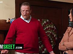 Stepsister Rides Cock Hard in Mike's Cum-Filled Casting Interview Twist