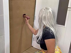 Milf's Hungry Desire Devours Glory Hole Cock