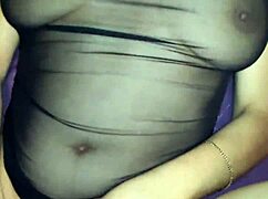 husband watches his passionate milf wife take control, bending over for deep doggystyle pounding in homemade pov.