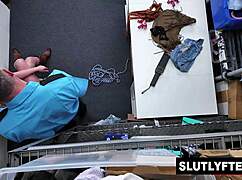 shoplifter krissy knight bends over for cops' cocks to avoid prison time offer