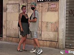 this spanish milf hunts a young stud to fuck doggystyle and cowgirl while hubby watches every bounce