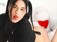 ever wonder how little blue cries from her first painful anal but begs for harder thrusts?