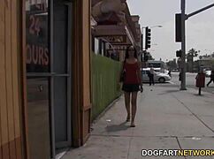 nevaeh keyz, suck this huge white dick through gloryhole?