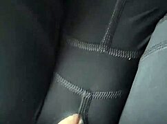 Big ass in nike leggings takes dick deep in tight pussy