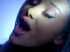 ariana grande's cute tongue licks petite body sexy and raw!!