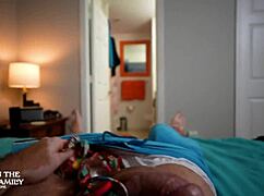 stepmom's bikini got me hard on vacation she jerked me off