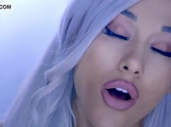ariana grande's cute tongue licks petite body sexy and raw!!