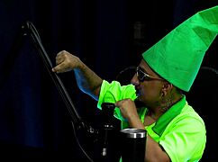 Hairy pussy latina creampies ass on podcast table