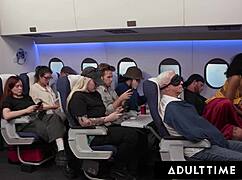 yo olivia jay, flashing those tits got you caught and fucked senseless by your seatmate?