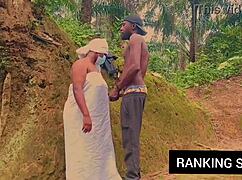 WOW, watch this curvy BBW get fucked hard outside by monster cock doggystyle!