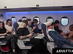 yo olivia jay, flashing those tits got you caught and fucked senseless by your seatmate?