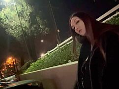 ever tease your eyes on this long-haired italian milf smoking sexy outdoors?