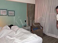 wife cheats on sleeping hubby with my tongue in her pussy?