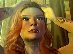 redhead spreads wet pussy closeup fingering to orgasm in full solo movie