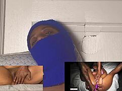 Ecstatic ebony squirts wildly eyes rolling back in wet orgasm