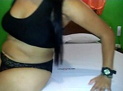 She cheated on her cuckold with BBC panties aside for extreme doggy creampie