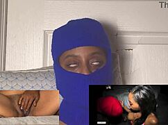 Ecstatic ebony squirts wildly eyes rolling back in wet orgasm