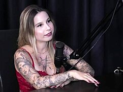 ruiva safada flashes her huge tits after confessing she's always been an exhibitionist from casa das pimentinhas heading to carnival in wild spot - isadora closel