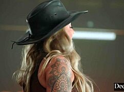 blonde outlaw remy lacroix craves deeper anal trouble bent over for rough law fuck