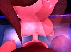 Big tits and ass bounce wild in steamy Roblox shower fuck!