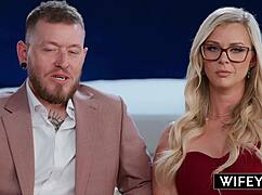 blonde hotwife ashley chills while hubby films her fun