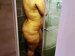 He slides deep into his stepmother's tight delicious pussy over and over. Homemade footage shows her moaning wildly from the intense fuck.