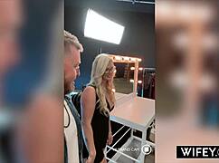 blonde hotwife ashley chills while hubby films her fun