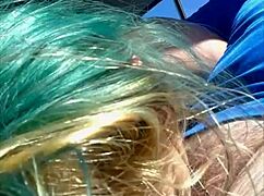 ever wonder how a blonde slut handles a huge public facial? she deepthroats bareback then takes doggystyle pounding on the street.