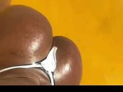 brazilian brunette valen shakes big ass and massive tits solo