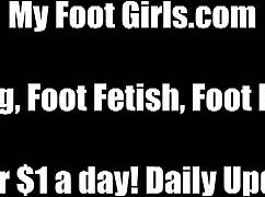 bet you'd love your roommate's feet stroking you off right now?
