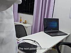 doc pokes my belly deep during exam 😏👨‍⚕️... feels weird