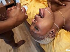 blonde with bubble butt chokes on cock reality kings style